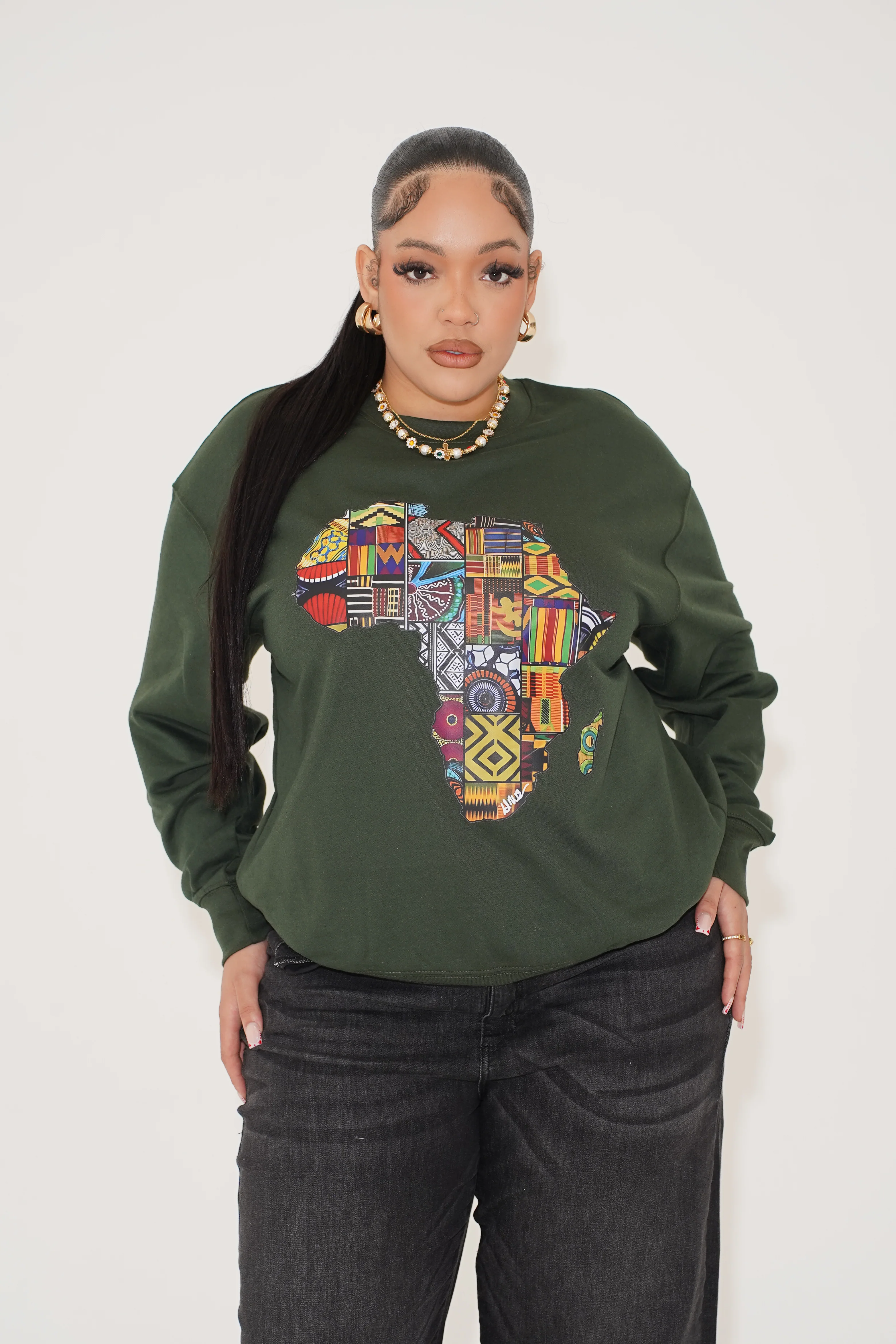 Africa Map sweatshirt - Image 3
