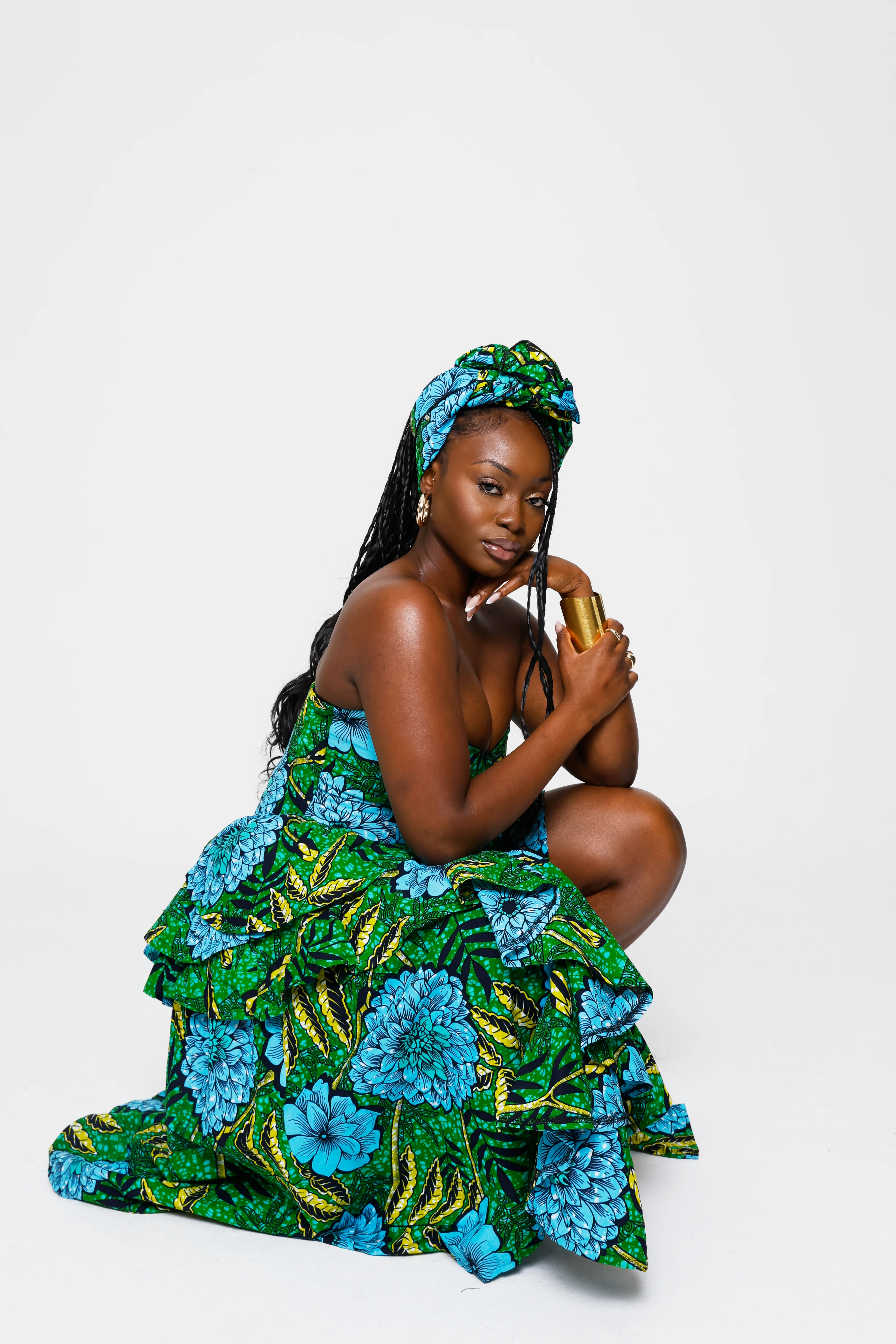 Farida Ruffled Dress - Image 7