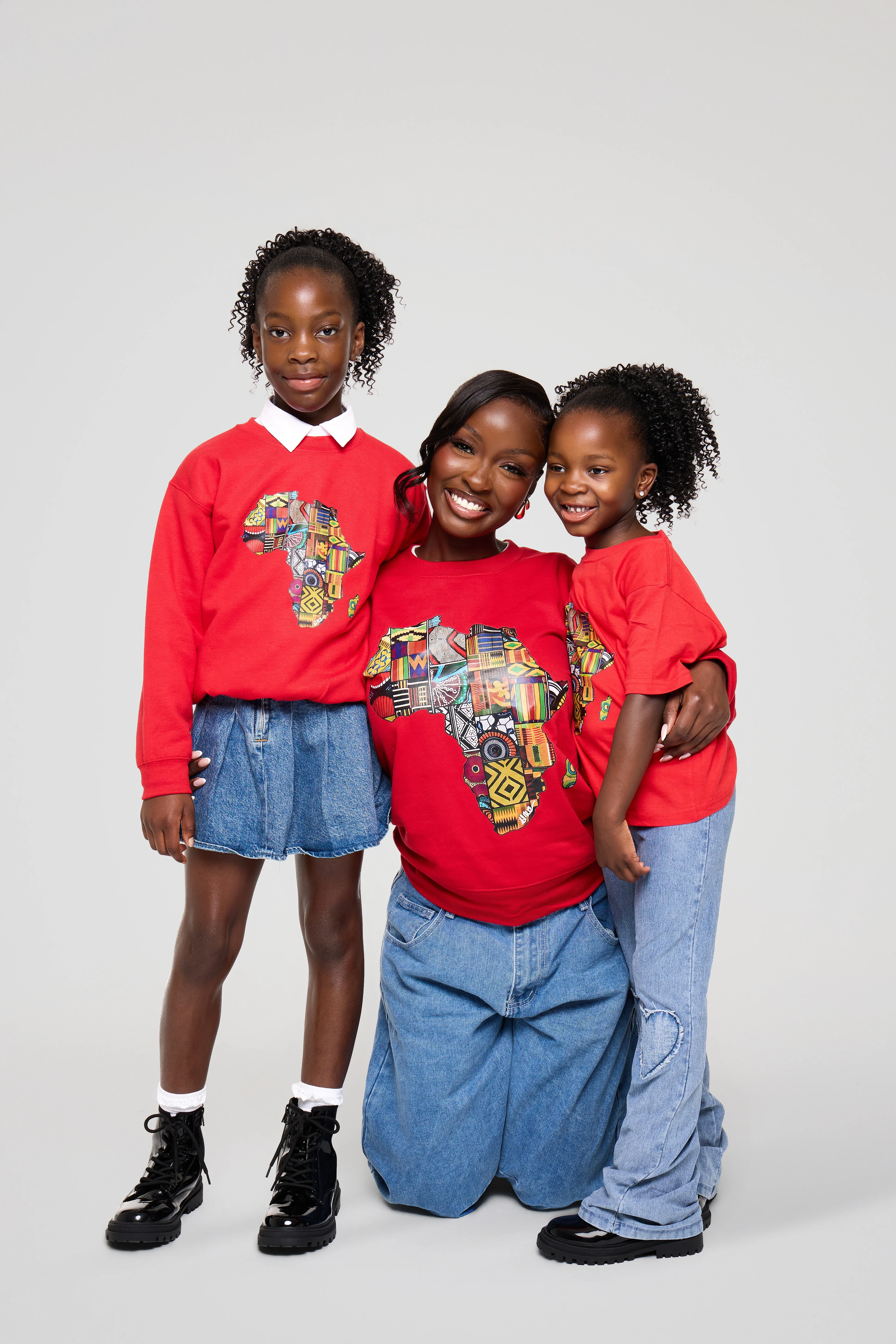 Kids Africa Map Sweatshirt - Image 3