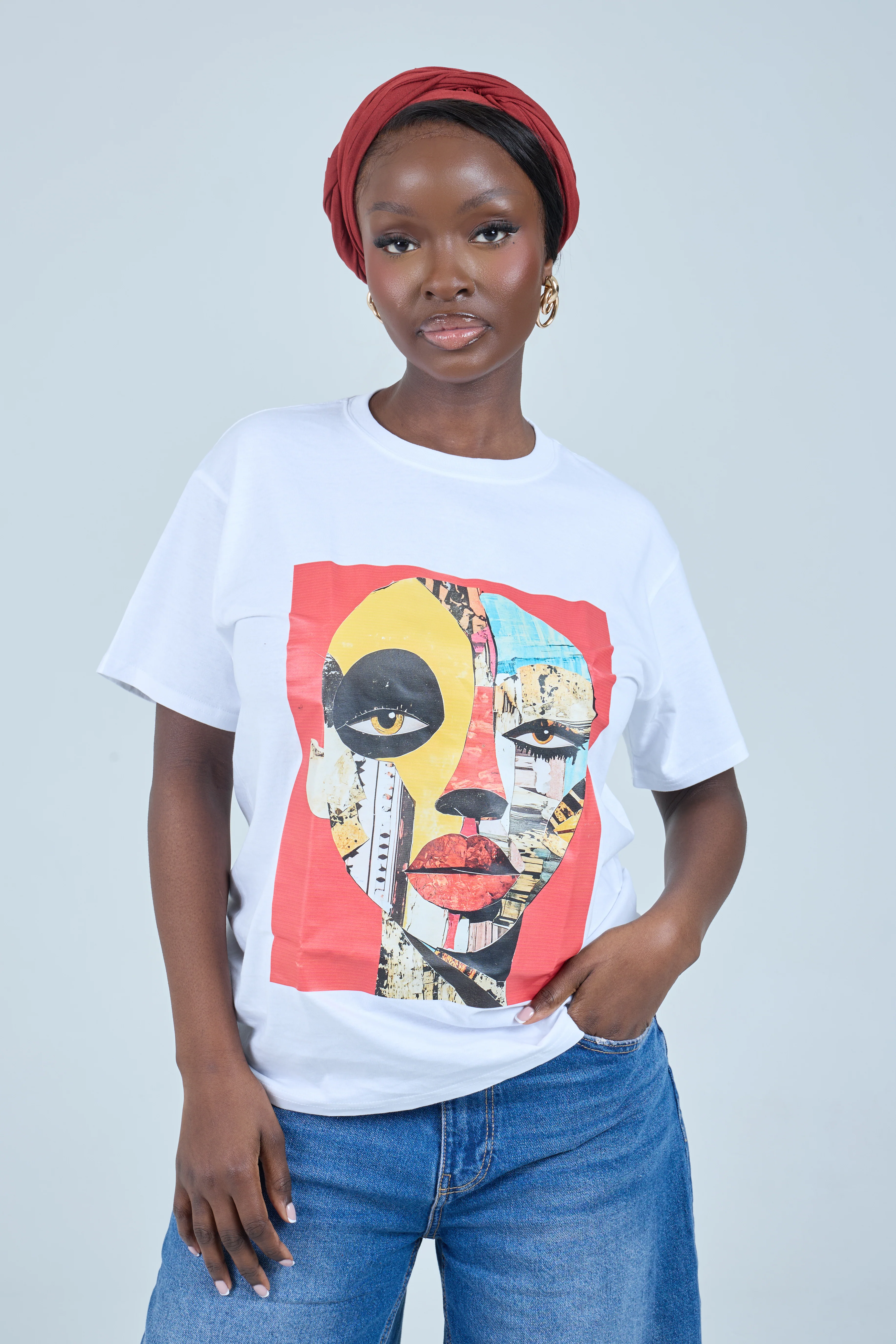 Patchwork Goddess T-shirt - Image 4