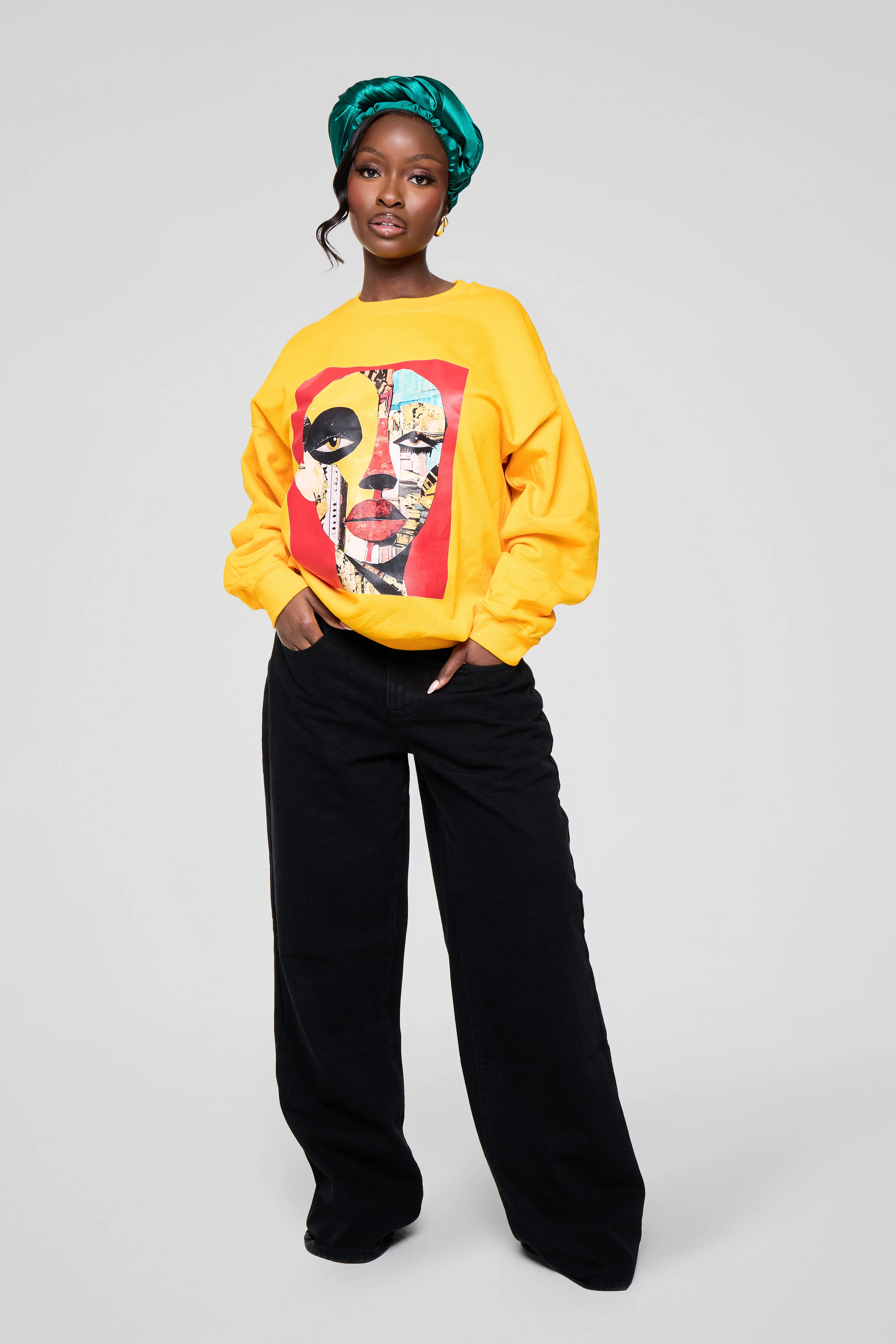 Patchwork Goddess Sweatshirt - Image 4