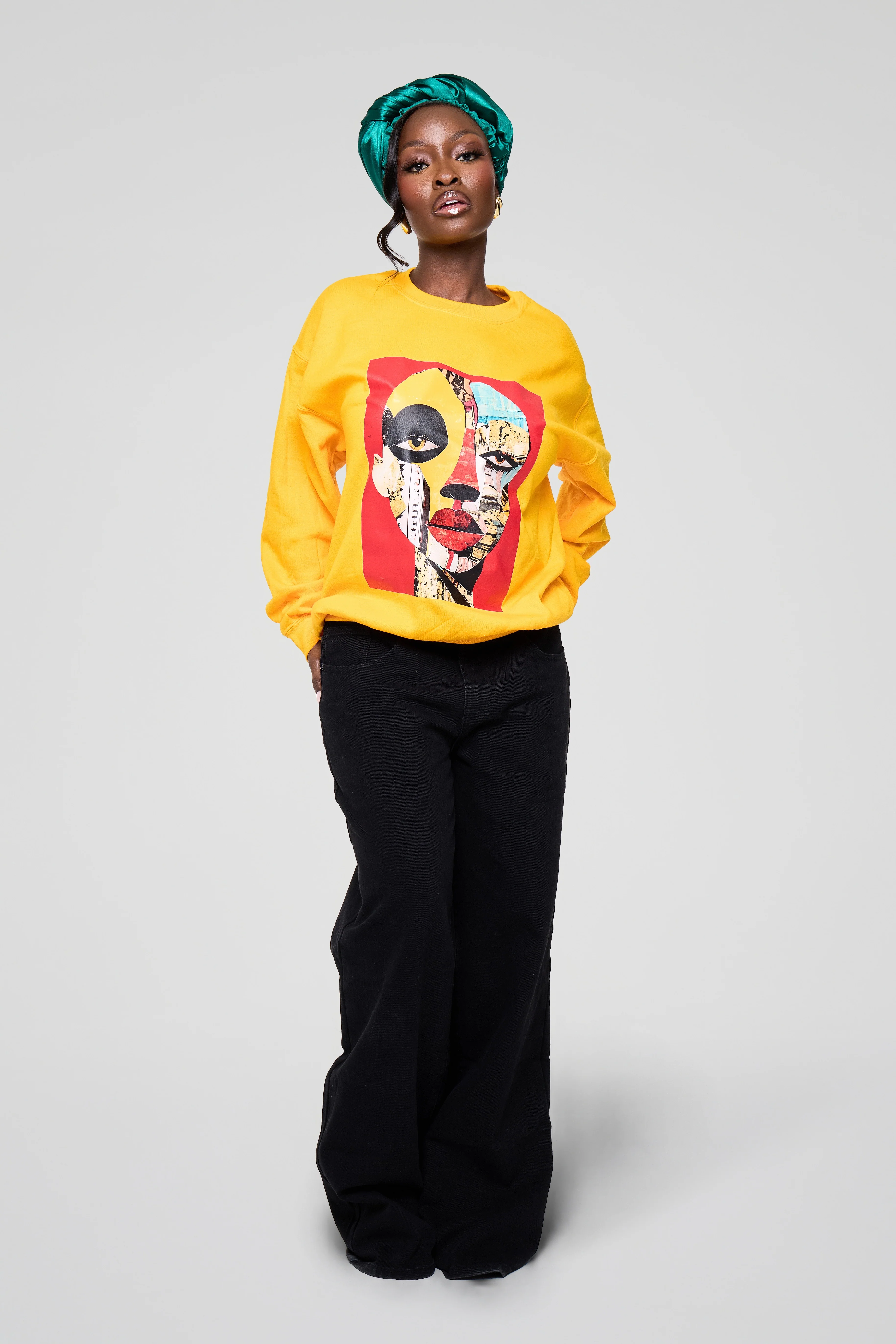 Patchwork Goddess Sweatshirt - Image 5